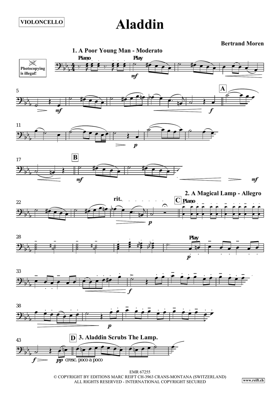 Aladdin Aladdin Piano Accompaniment scores gallery preview page 3