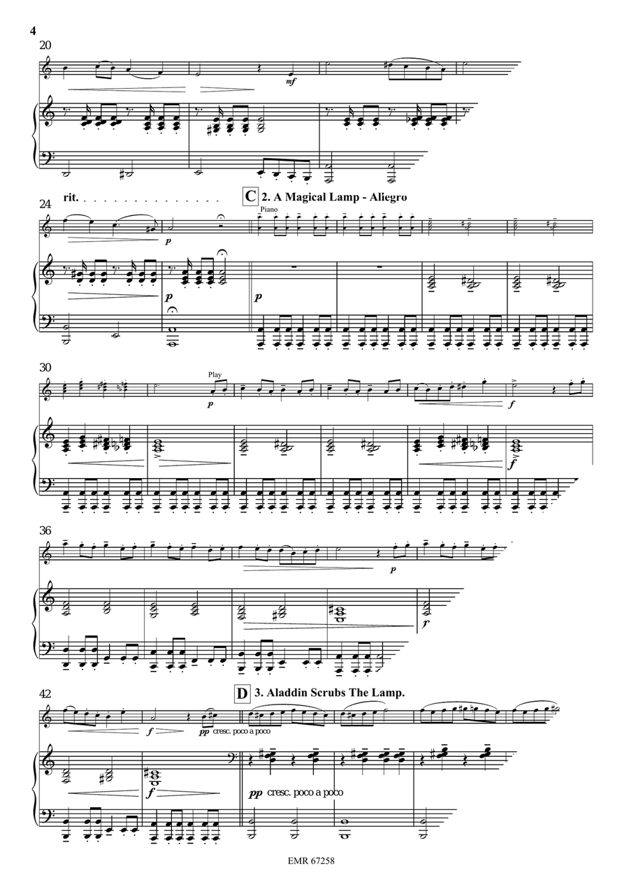 Aladdin Aladdin Flute Solo scores gallery preview page 5