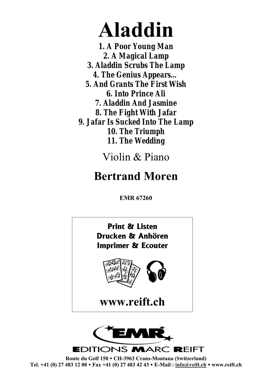 Aladdin Aladdin Violin Solo scores gallery preview page 2