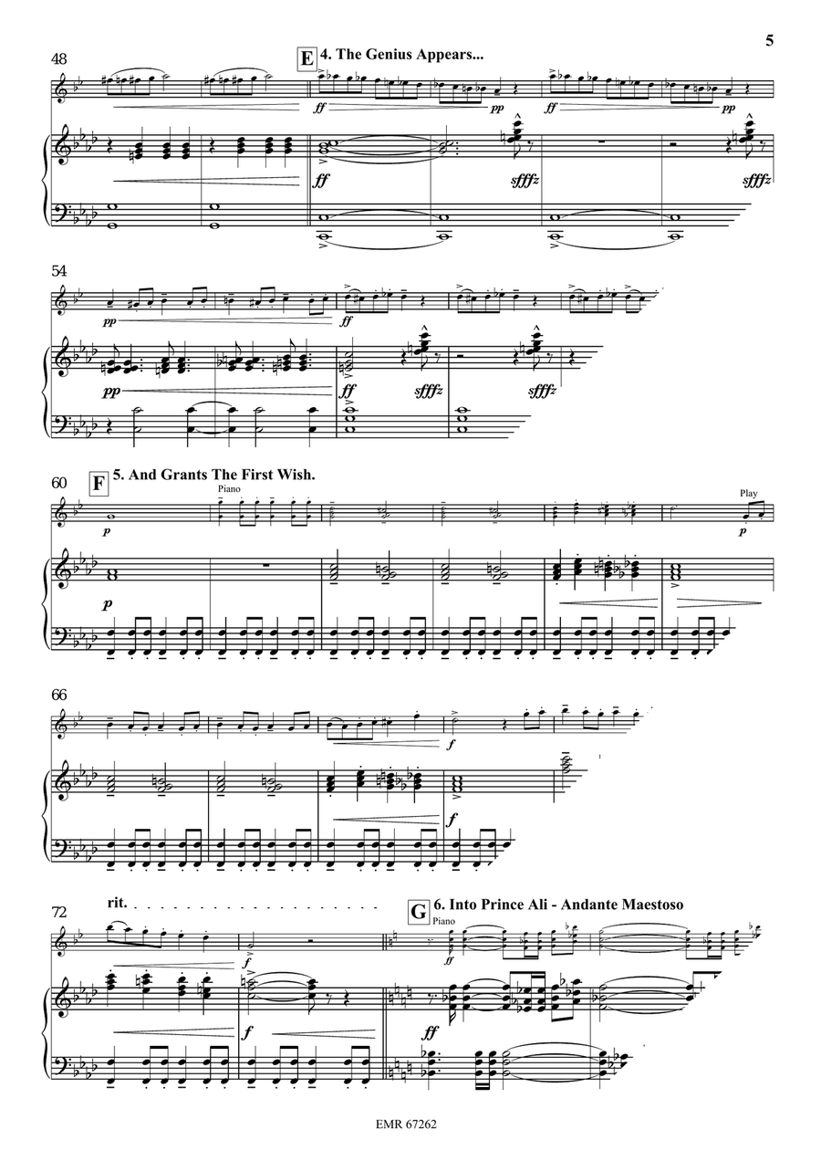 Aladdin Clarinet Solo scores gallery preview page 6