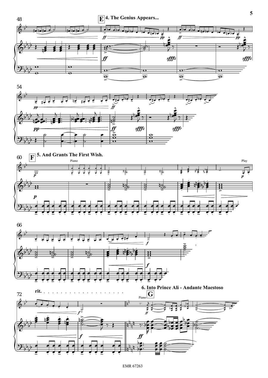 Aladdin Aladdin Bass Clarinet scores gallery preview page 6