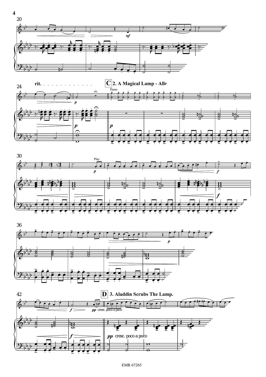 Aladdin Aladdin Tenor Saxophone scores gallery preview page 5