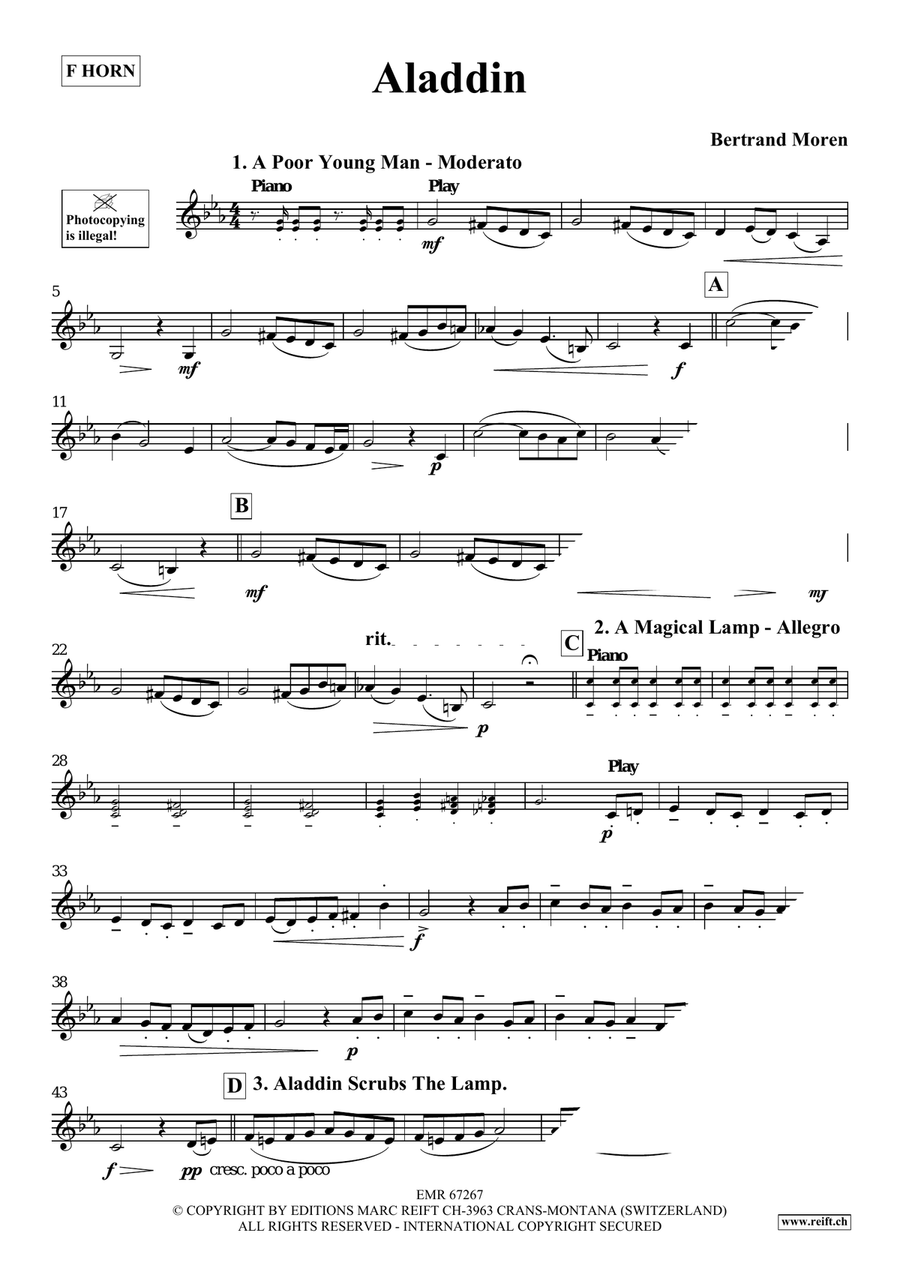 Aladdin Aladdin Horn scores gallery preview page 3