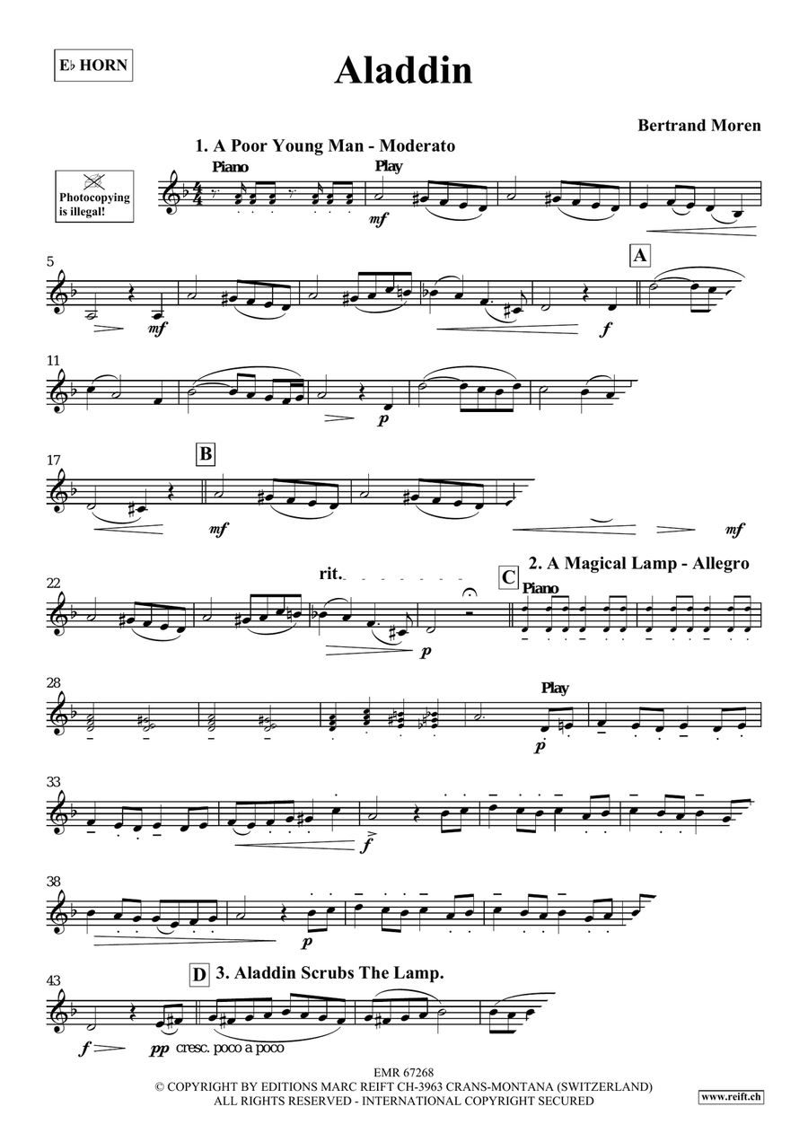 Aladdin Aladdin Horn scores gallery preview page 3