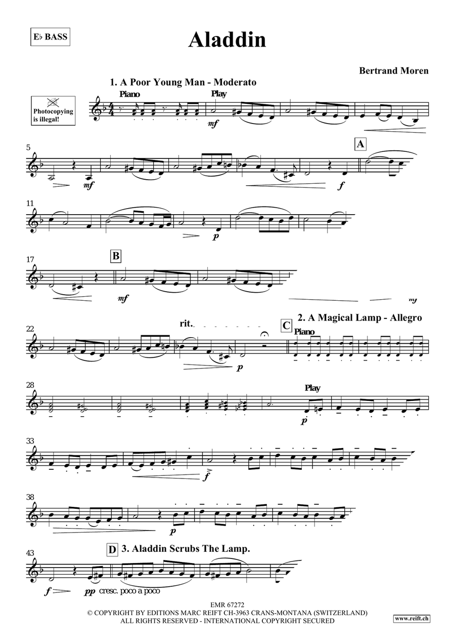 Aladdin Aladdin Voice Solo scores gallery preview page 3
