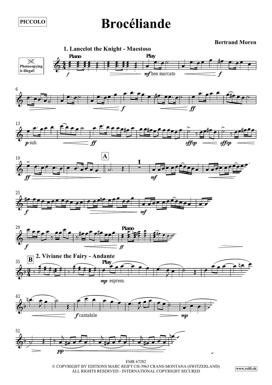 Brocéliande Brocéliande Piccolo scores gallery preview page 4