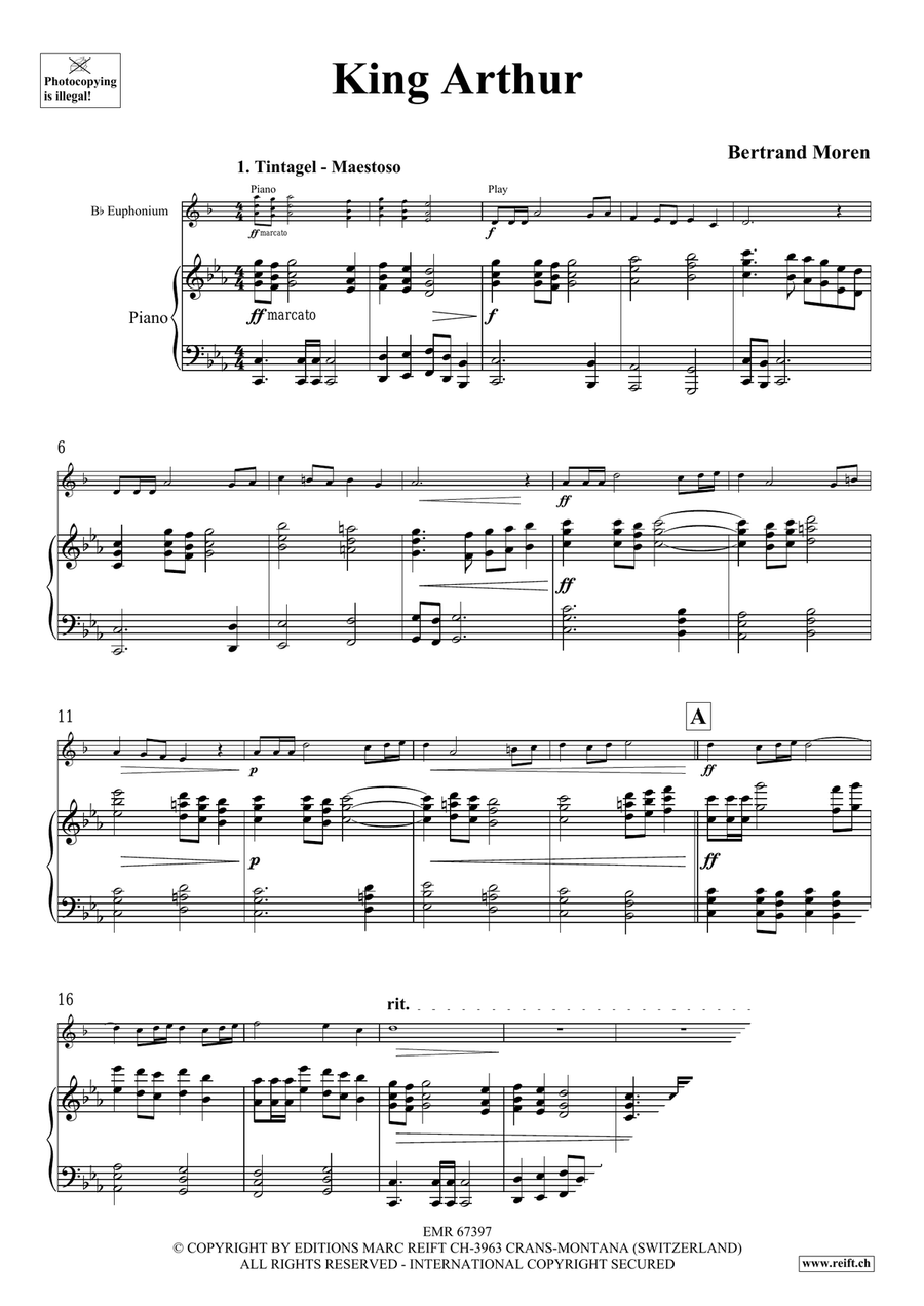 King Arthur King Arthur Euphonium scores gallery preview page 5