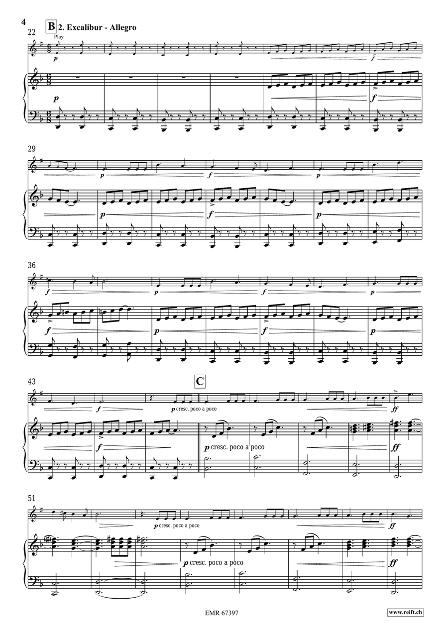 King Arthur King Arthur Euphonium scores gallery preview page 6