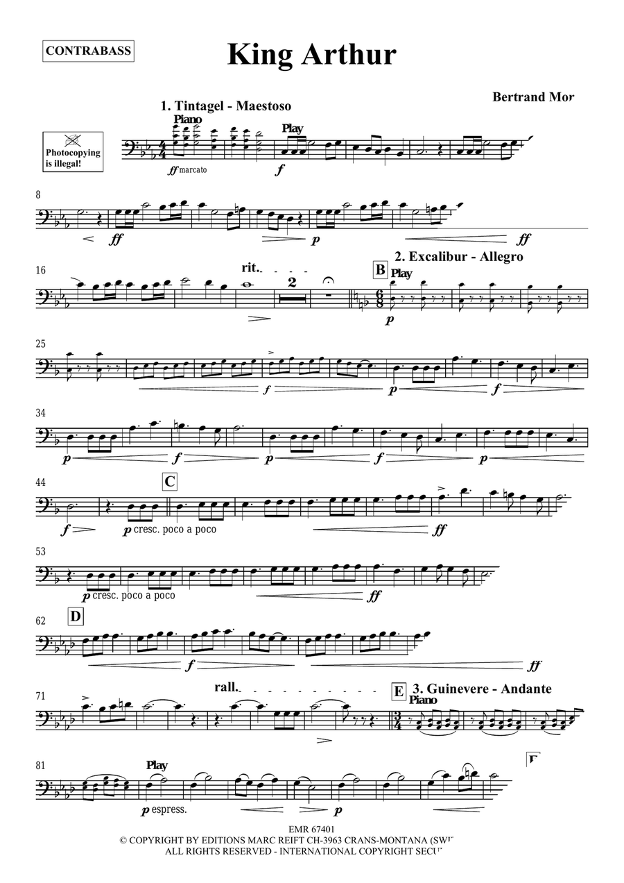 King Arthur King Arthur Double Bass scores gallery preview page 4