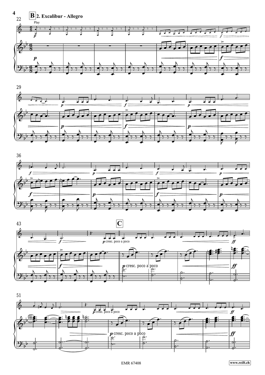 King Arthur King Arthur Bass Clarinet scores gallery preview page 6
