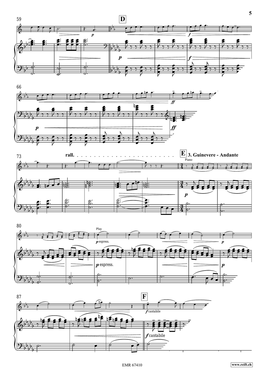 King Arthur King Arthur Tenor Saxophone scores gallery preview page 7