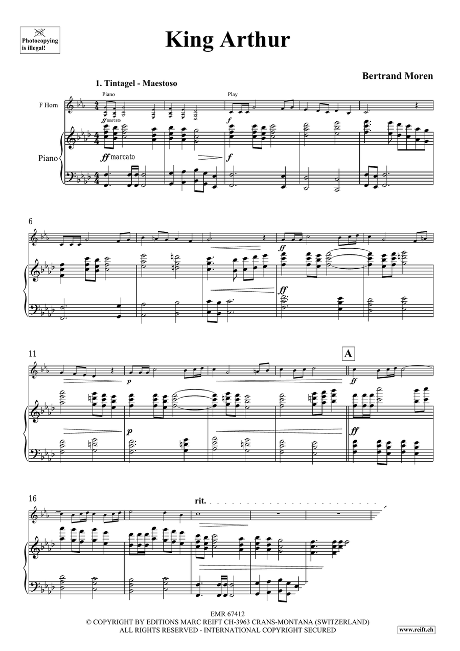 King Arthur King Arthur Horn scores gallery preview page 5