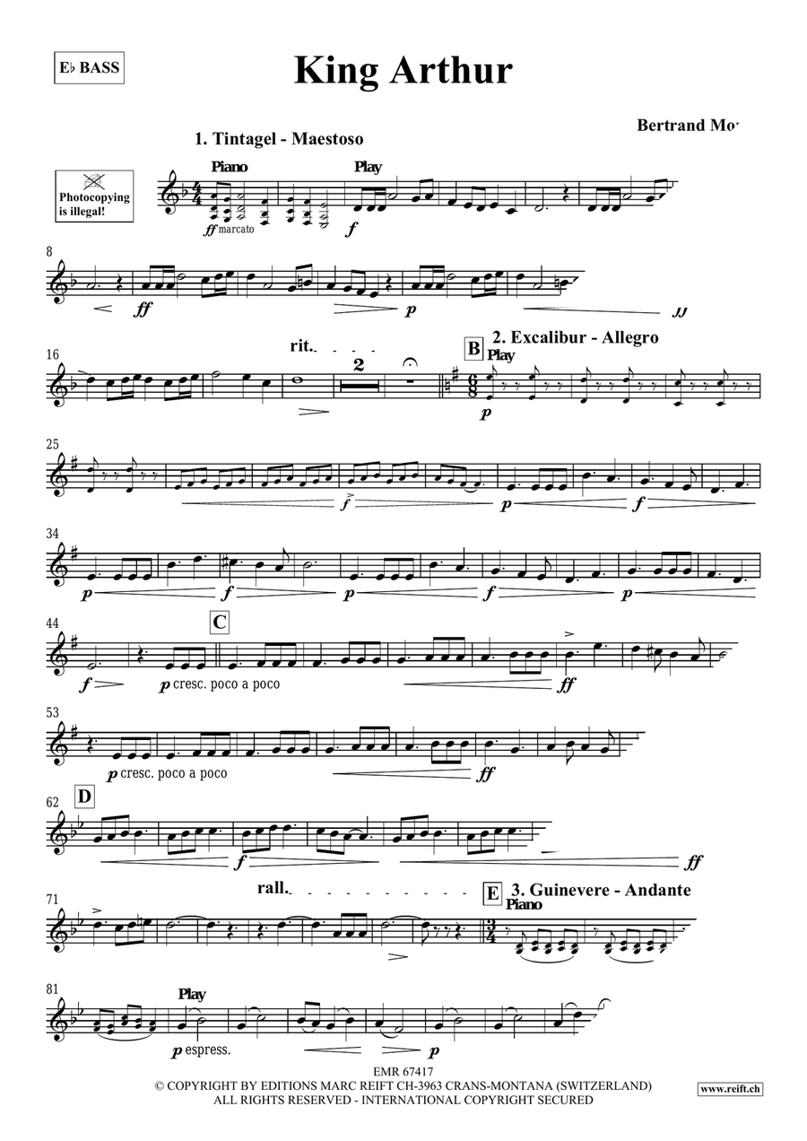 King Arthur King Arthur Voice Solo scores gallery preview page 4