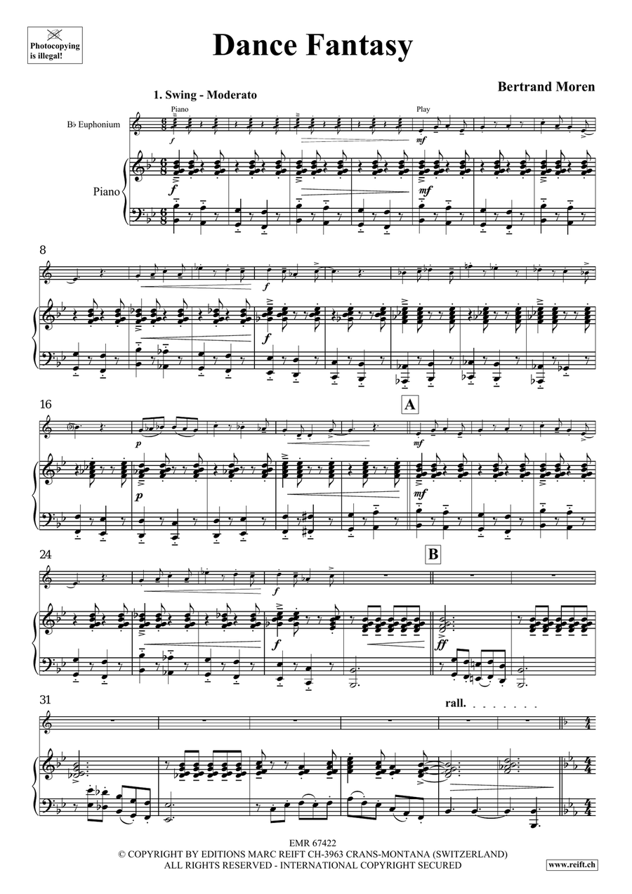 Dance Fantasy Dance Fantasy Euphonium scores gallery preview page 5