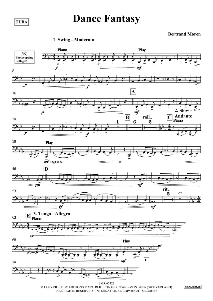 Dance Fantasy Dance Fantasy Tuba scores gallery preview page 4