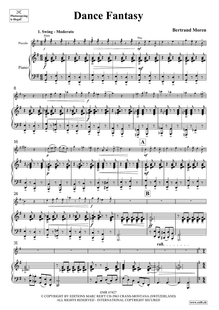 Dance Fantasy Dance Fantasy Piccolo scores gallery preview page 5