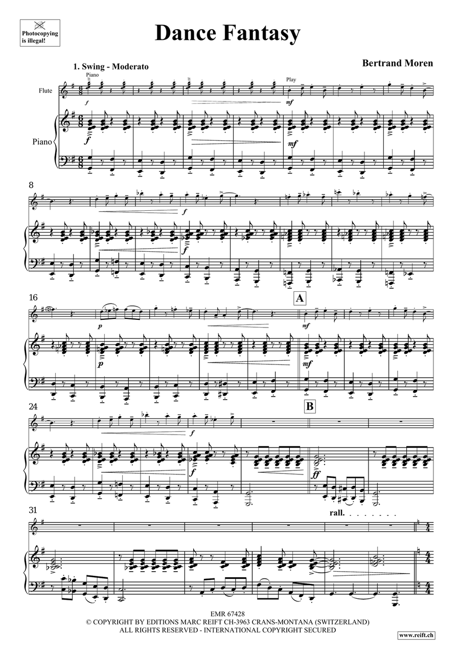 Dance Fantasy Dance Fantasy Flute Solo scores gallery preview page 5