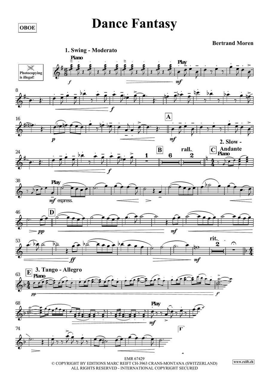 Dance Fantasy Dance Fantasy Piano Accompaniment scores gallery preview page 4