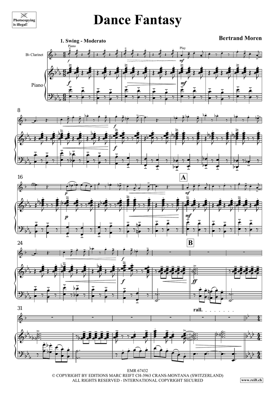 Dance Fantasy Dance Fantasy Clarinet Solo scores gallery preview page 5