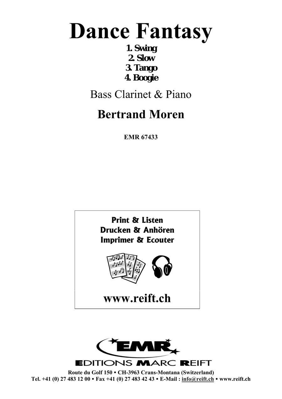 Dance Fantasy Bass Clarinet scores gallery preview page 2