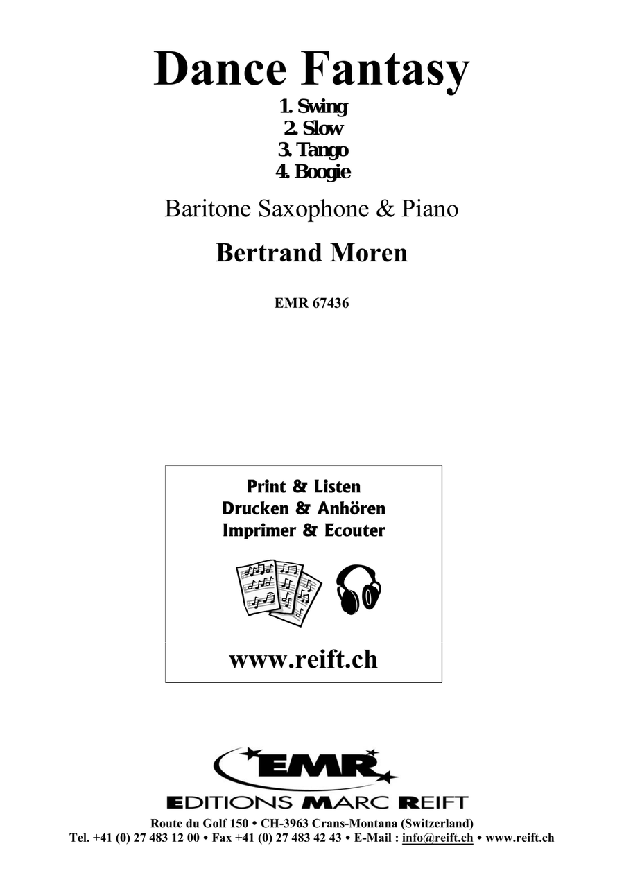 Dance Fantasy Dance Fantasy Baritone Saxophone scores gallery preview page 2
