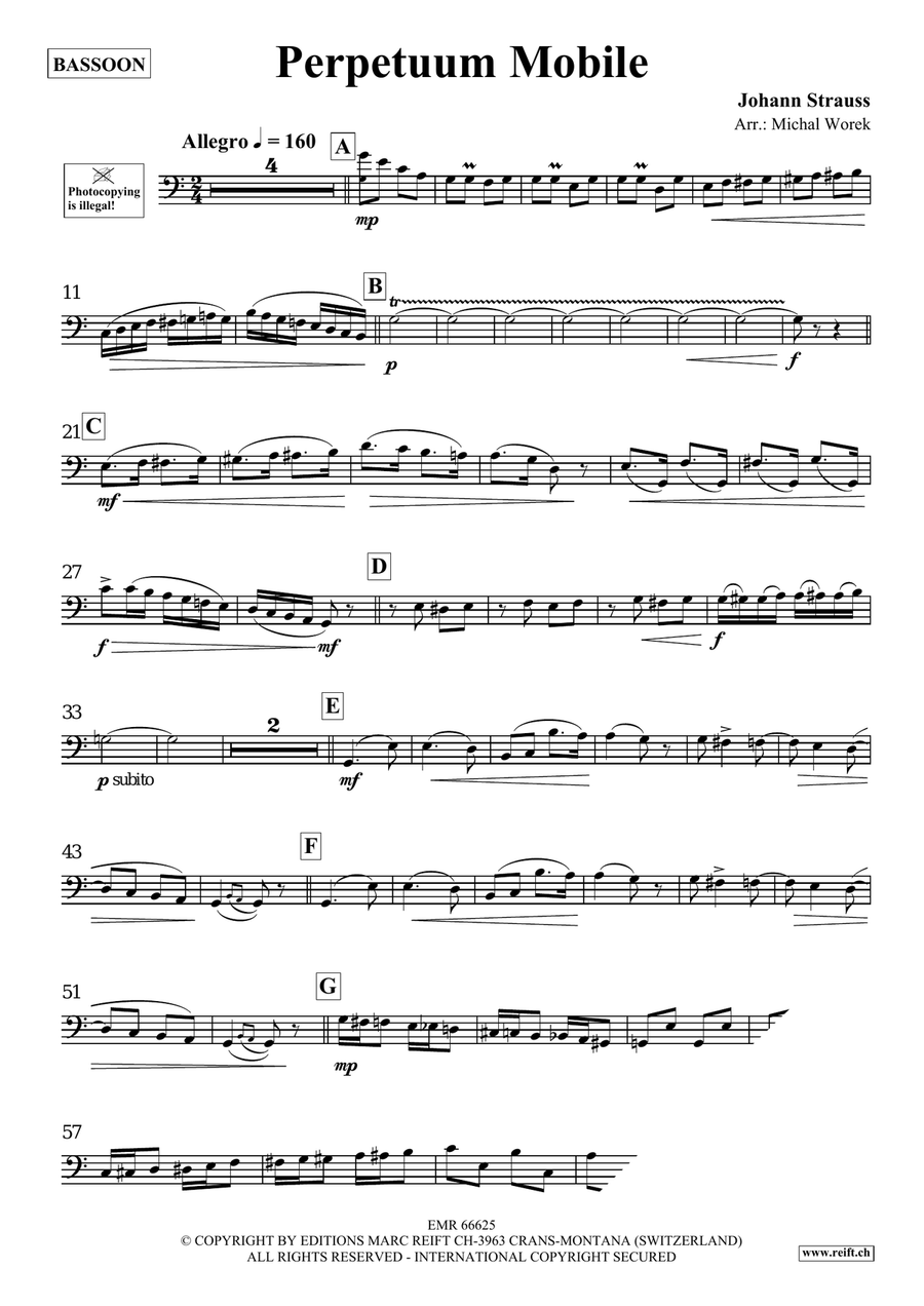 Perpetuum Mobile Perpetuum Mobile Bassoon Solo scores gallery preview page 3