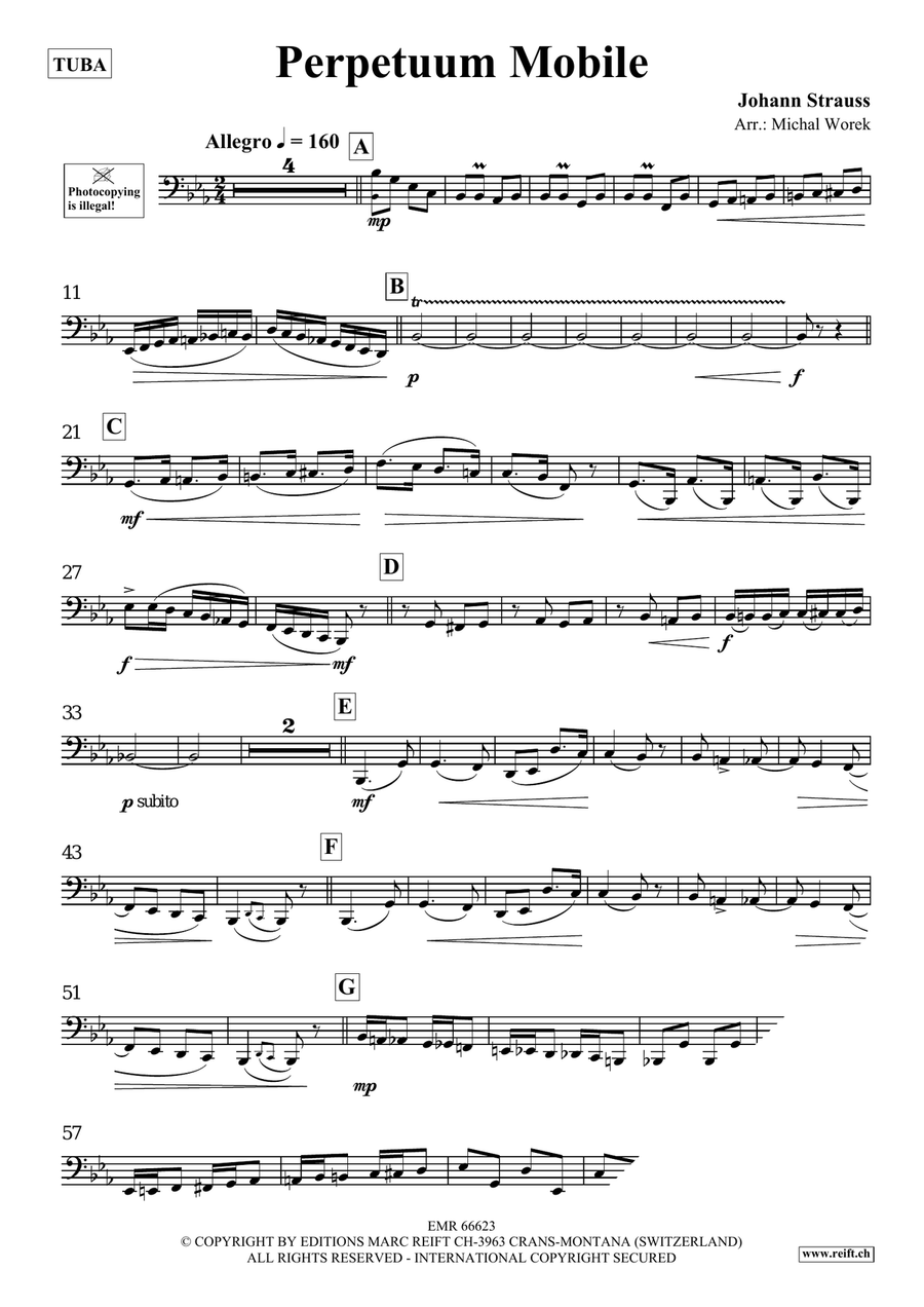 Perpetuum Mobile Perpetuum Mobile Tuba scores gallery preview page 3