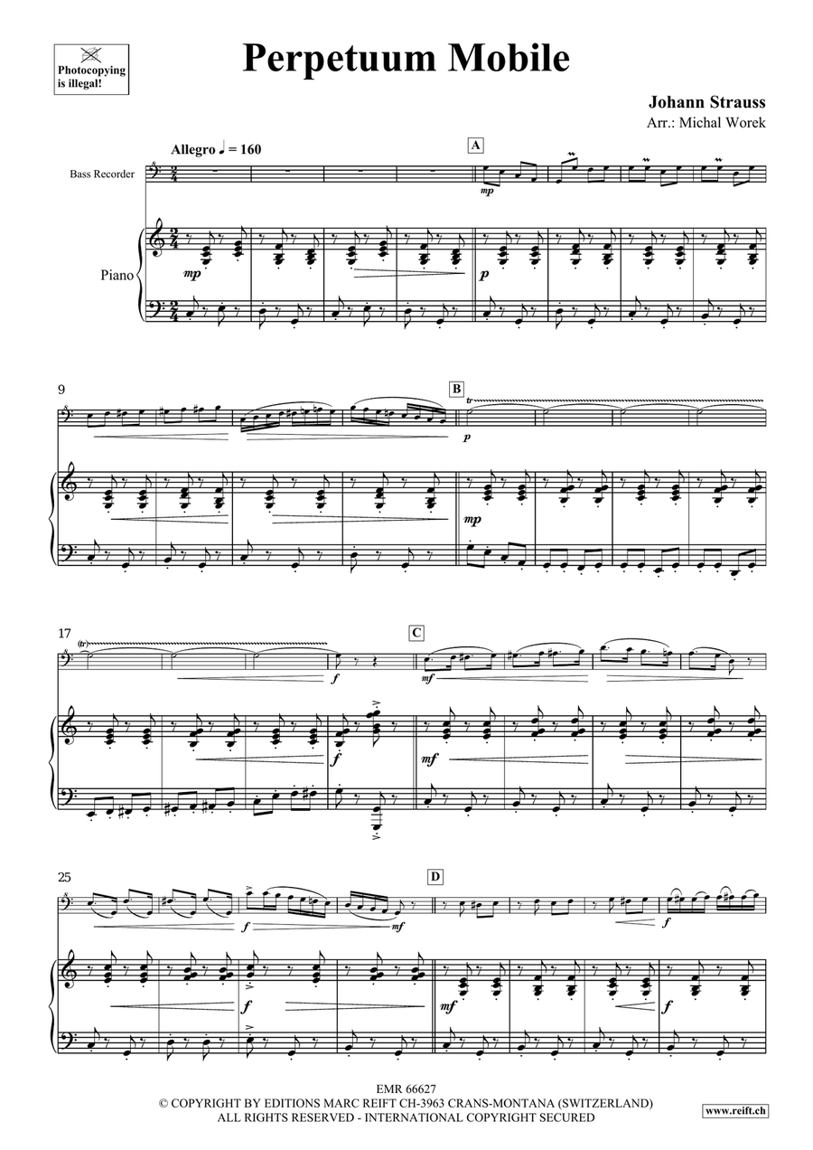 Perpetuum Mobile Perpetuum Mobile Bass Recorder scores gallery preview page 4