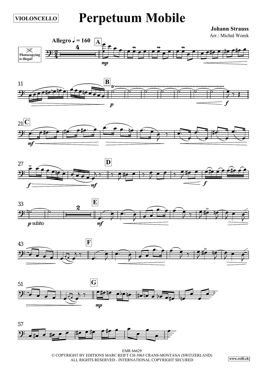 Perpetuum Mobile Perpetuum Mobile Piano Accompaniment scores gallery preview page 3