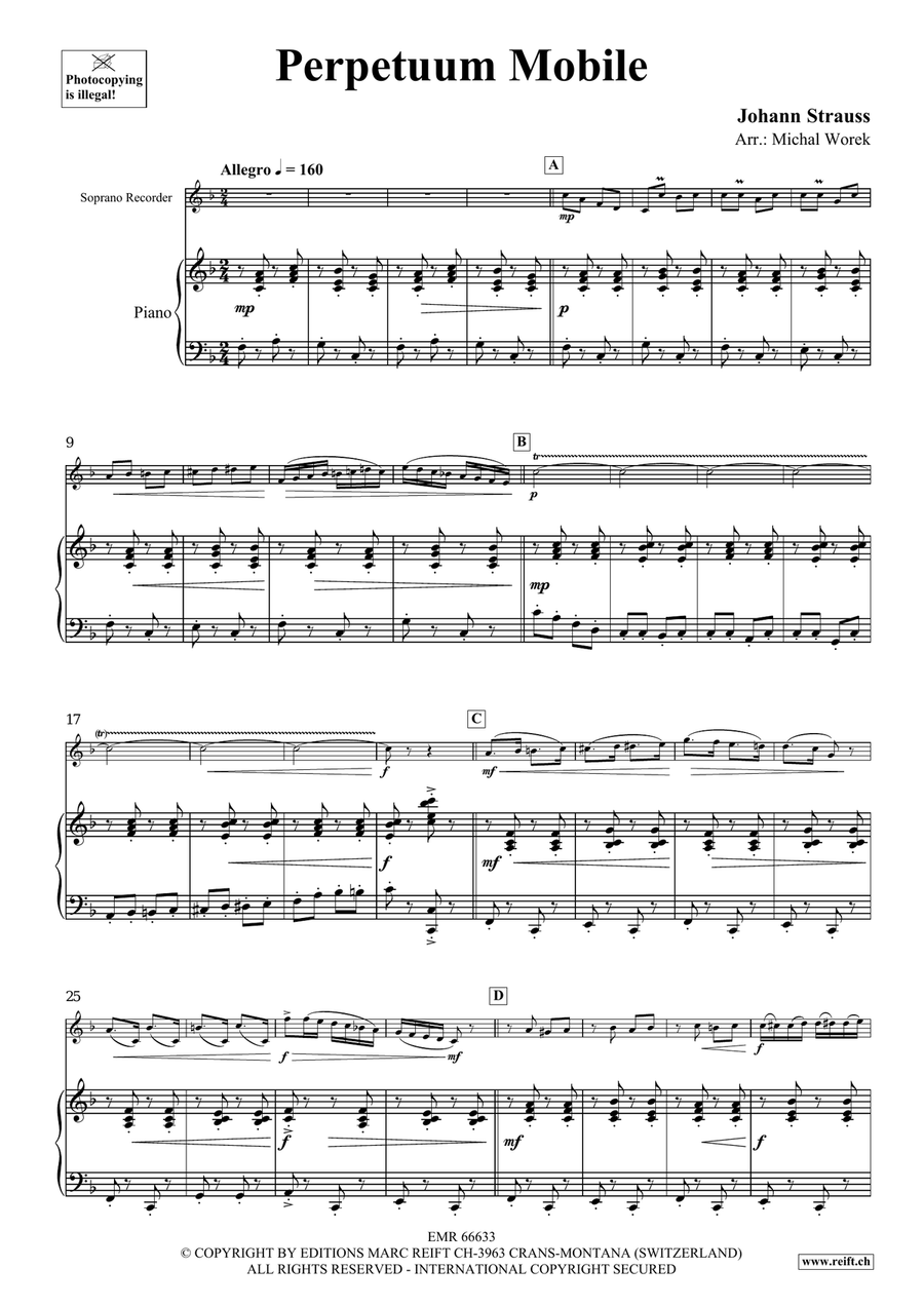 Perpetuum Mobile Perpetuum Mobile Soprano Recorder scores gallery preview page 4