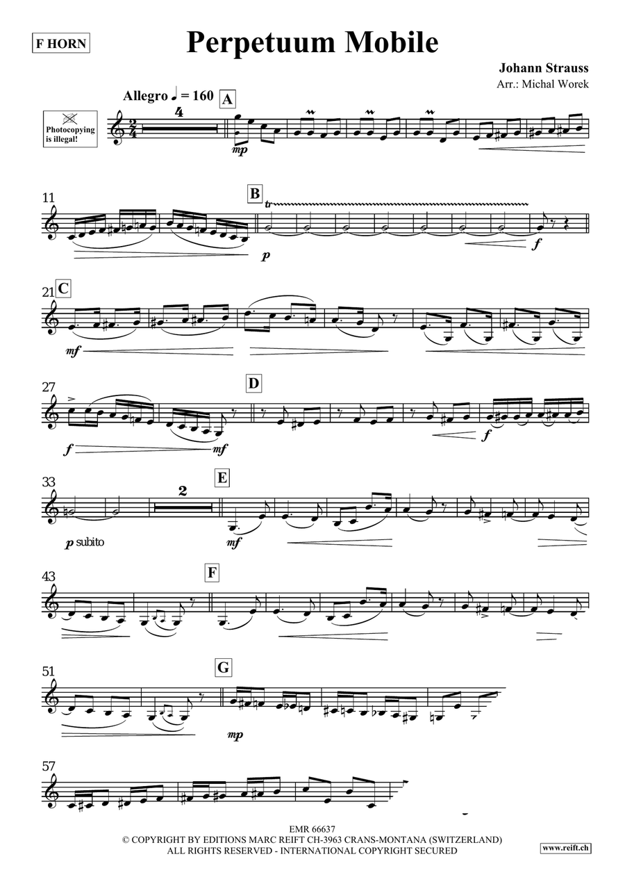 Perpetuum Mobile Perpetuum Mobile Horn scores gallery preview page 3