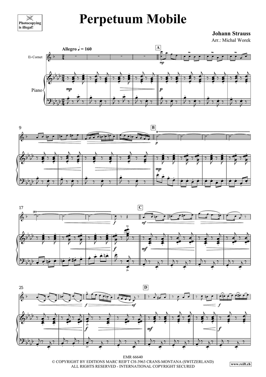 Perpetuum Mobile Perpetuum Mobile Cornet scores gallery preview page 4