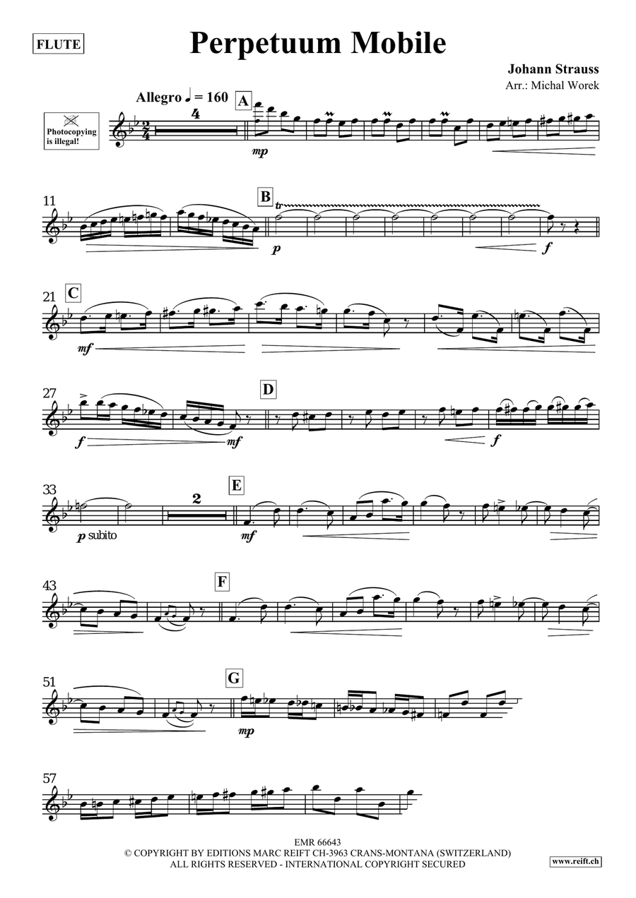 Perpetuum Mobile Perpetuum Mobile Flute Solo scores gallery preview page 3