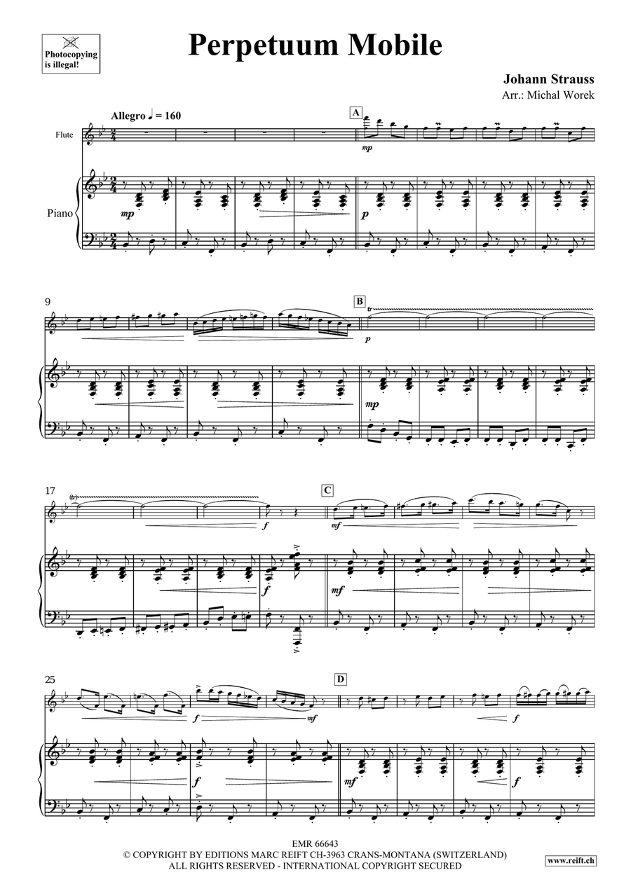 Perpetuum Mobile Perpetuum Mobile Flute Solo scores gallery preview page 4