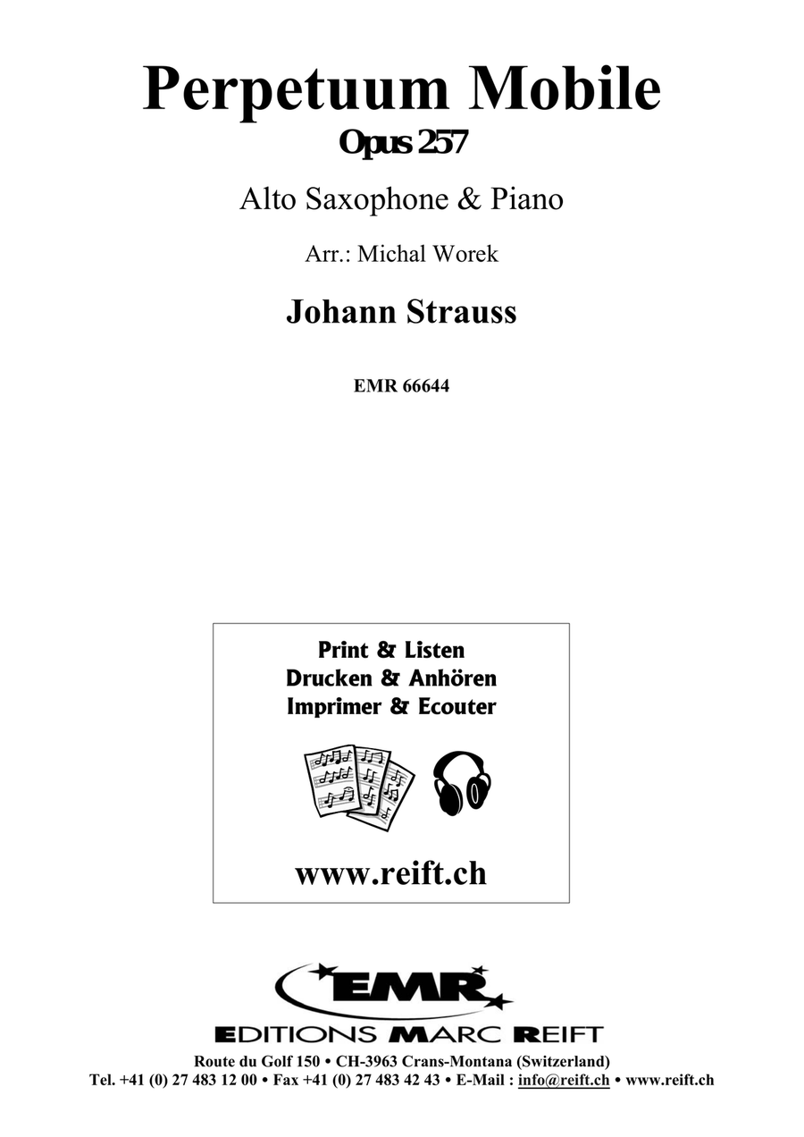 Perpetuum Mobile Perpetuum Mobile Alto Saxophone scores gallery preview page 2