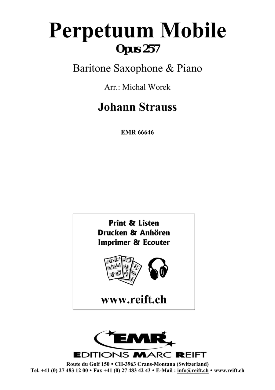 Perpetuum Mobile Perpetuum Mobile Baritone Saxophone scores gallery preview page 2