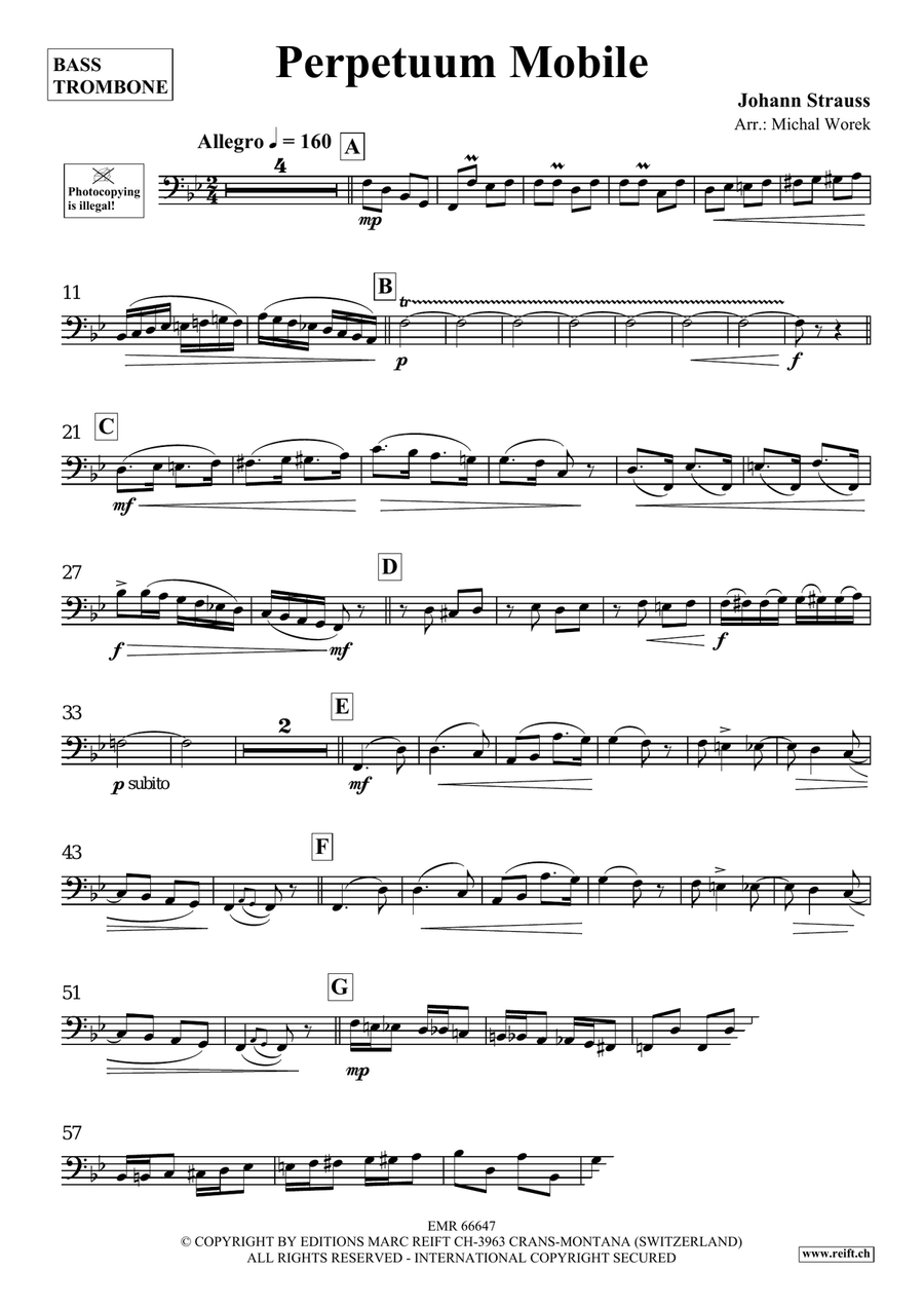 Perpetuum Mobile Perpetuum Mobile Bass Trombone scores gallery preview page 3
