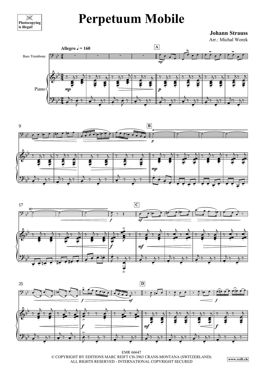Perpetuum Mobile Perpetuum Mobile Bass Trombone scores gallery preview page 4