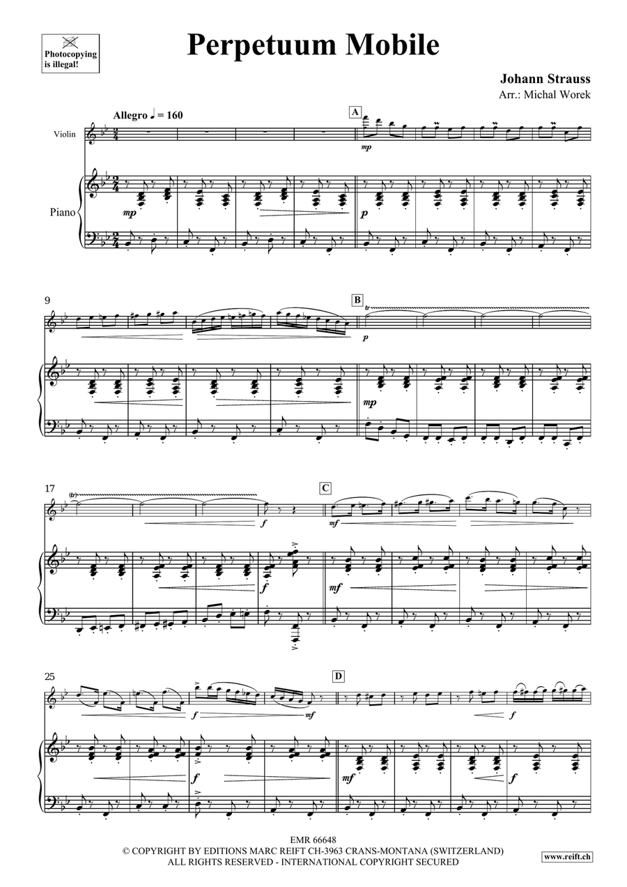 Perpetuum Mobile Perpetuum Mobile Violin Solo scores gallery preview page 4