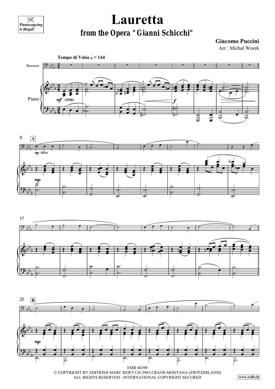 Lauretta Lauretta Bassoon Solo scores gallery preview page 4