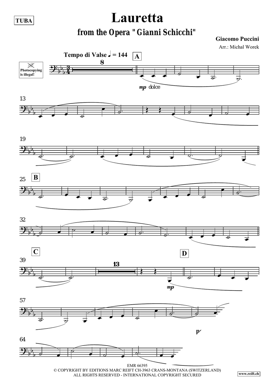 Lauretta Lauretta Tuba scores gallery preview page 3