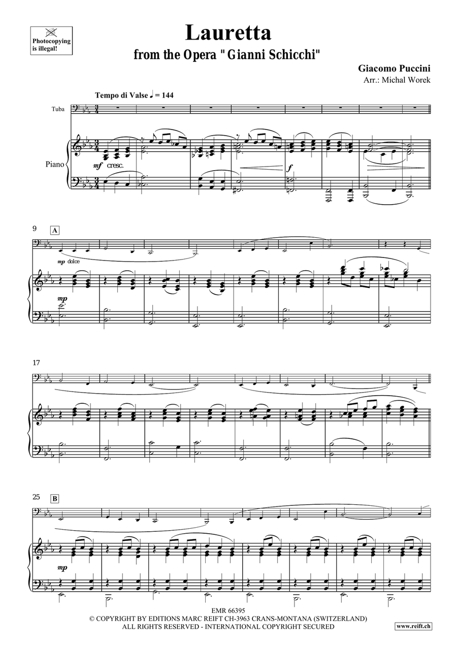 Lauretta Lauretta Tuba scores gallery preview page 4