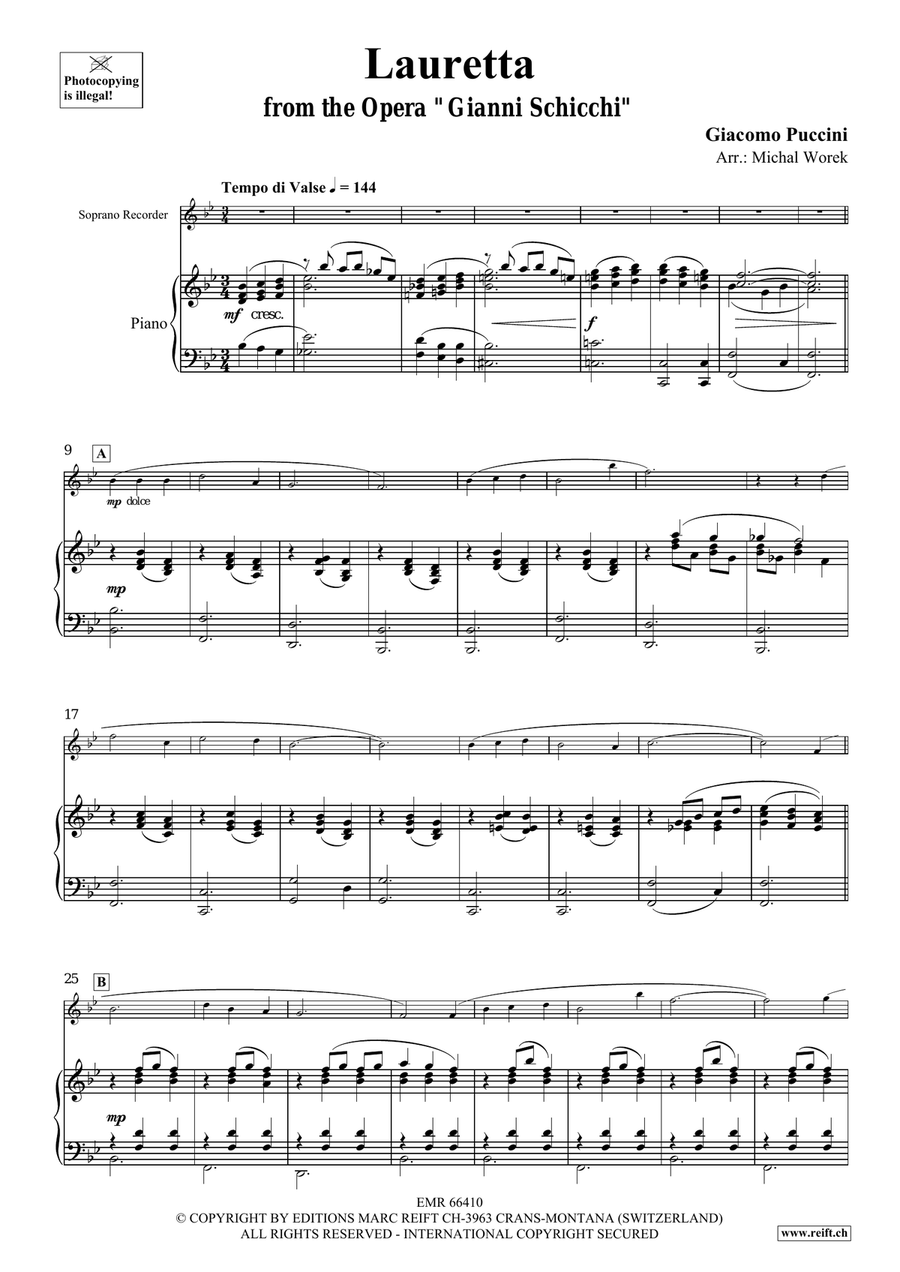 Lauretta Lauretta Soprano Recorder scores gallery preview page 4