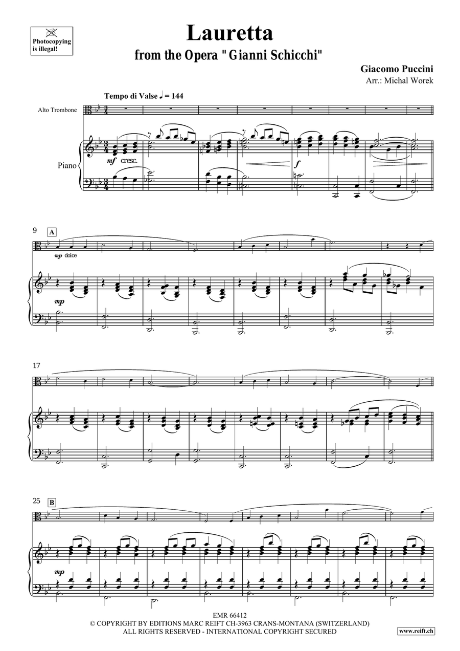 Lauretta Lauretta Piano Accompaniment scores gallery preview page 4