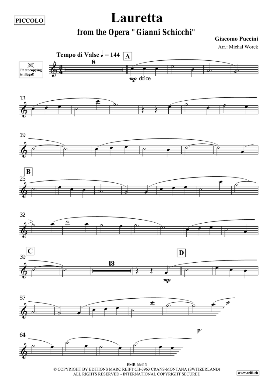 Lauretta Lauretta Piccolo scores gallery preview page 3