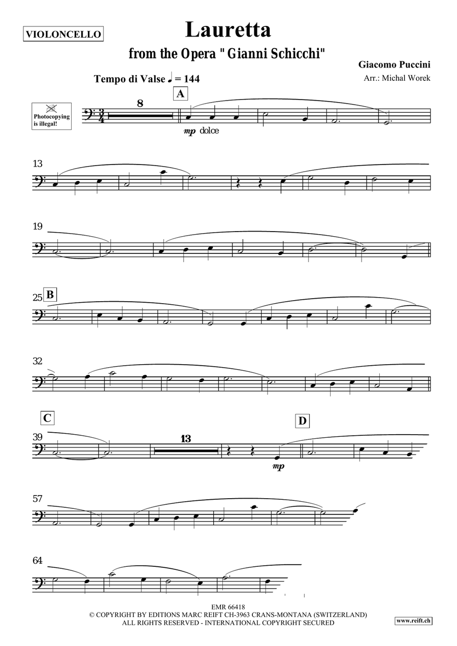 Lauretta Lauretta Piano Accompaniment scores gallery preview page 3