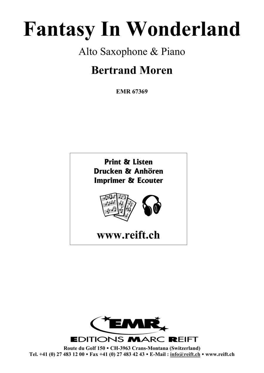 Fantasy In Wonderland Fantasy In Wonderland Alto Saxophone scores gallery preview page 2