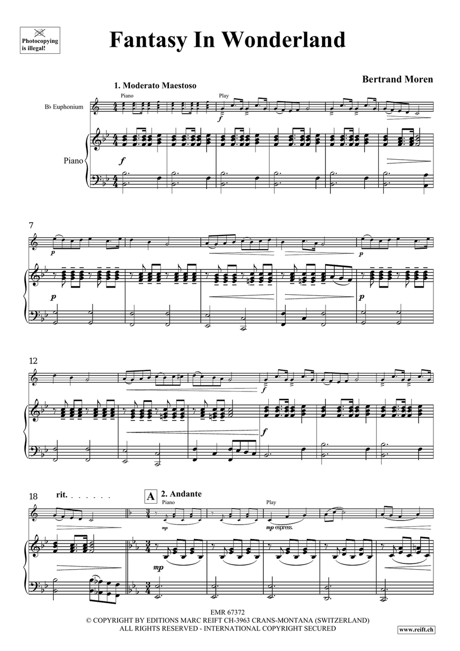 Fantasy In Wonderland Fantasy In Wonderland Euphonium scores gallery preview page 5