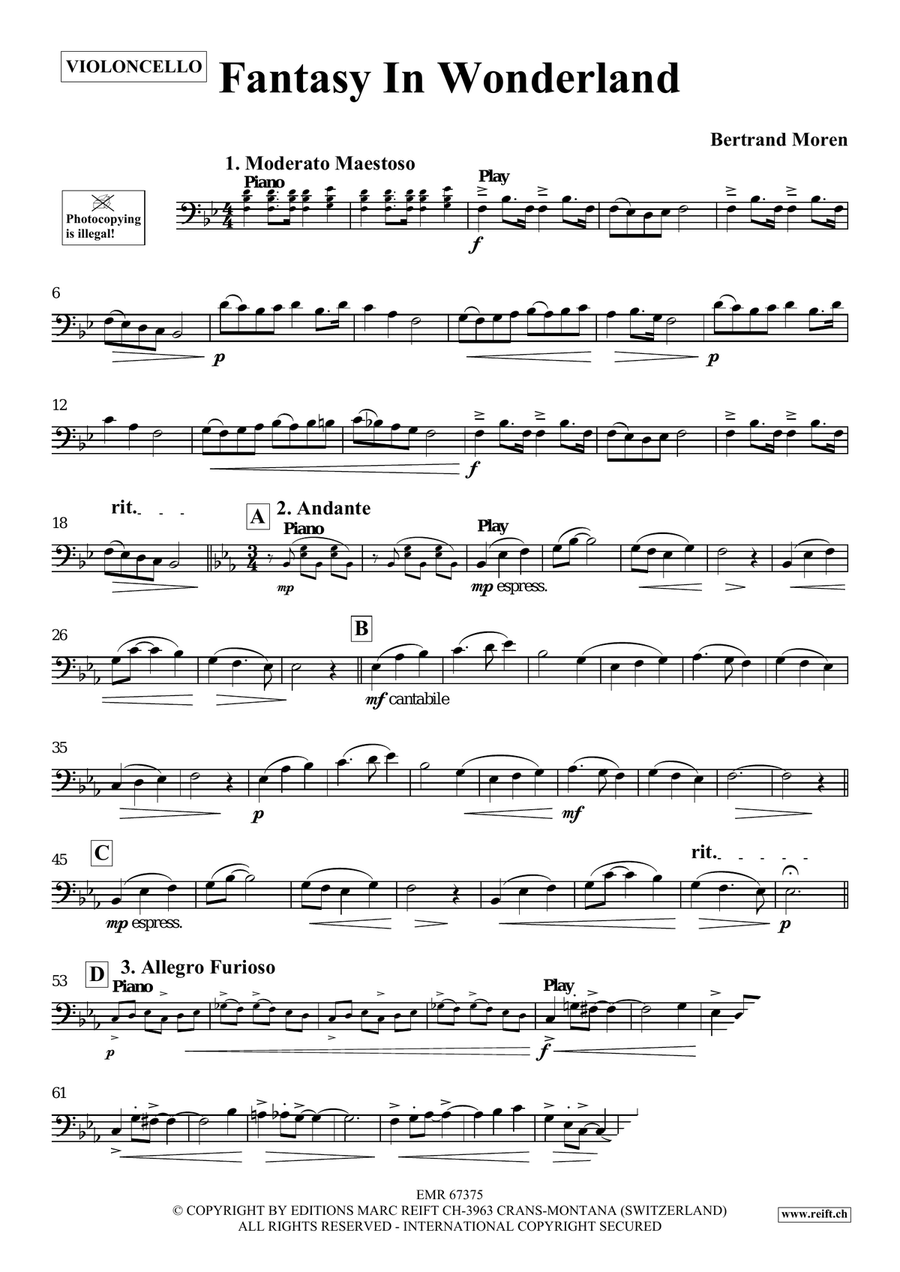 Fantasy In Wonderland Fantasy In Wonderland Piano Accompaniment scores gallery preview page 4