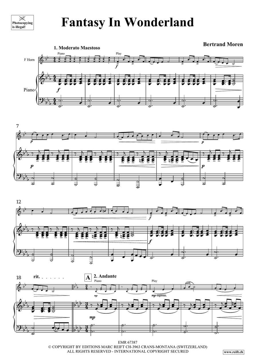 Fantasy In Wonderland Fantasy In Wonderland Horn scores gallery preview page 5